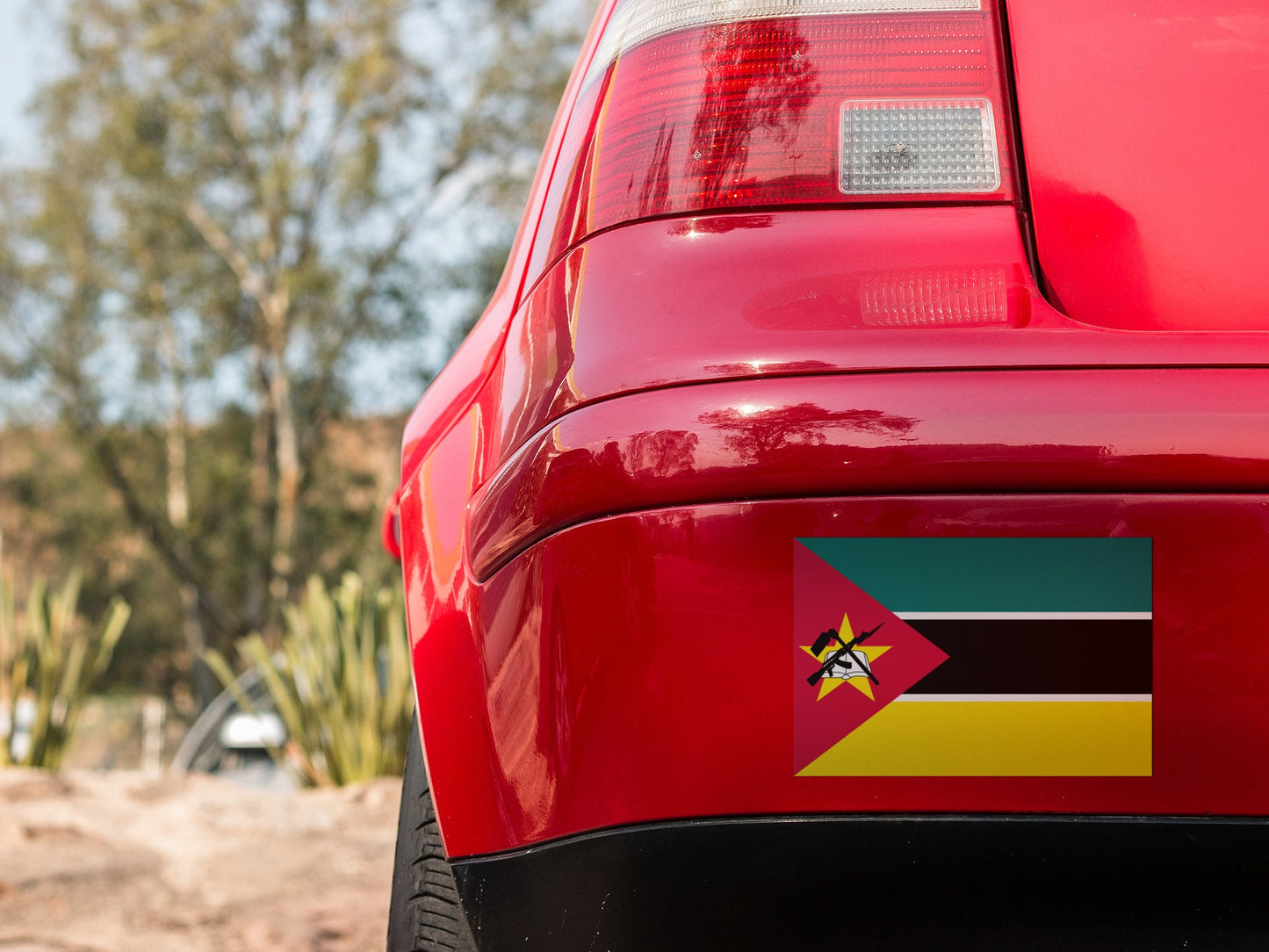 Mozambique Flag Sticker Decal