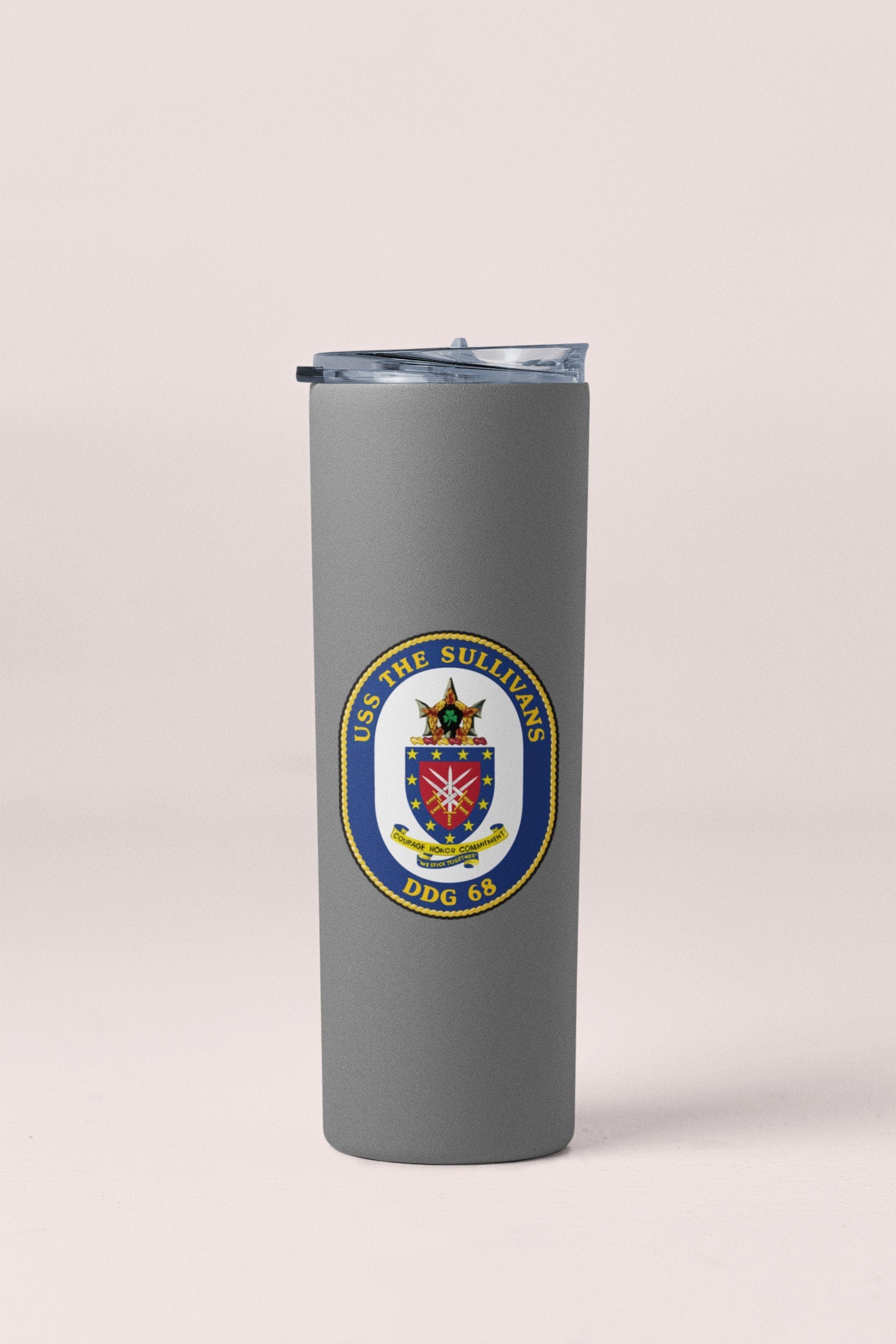 USS The Sullivans DDG-68 Badge Sticker Decal Arleigh Burke Class Destroyer Car Sticker Bumper Sticker for Car Emblem