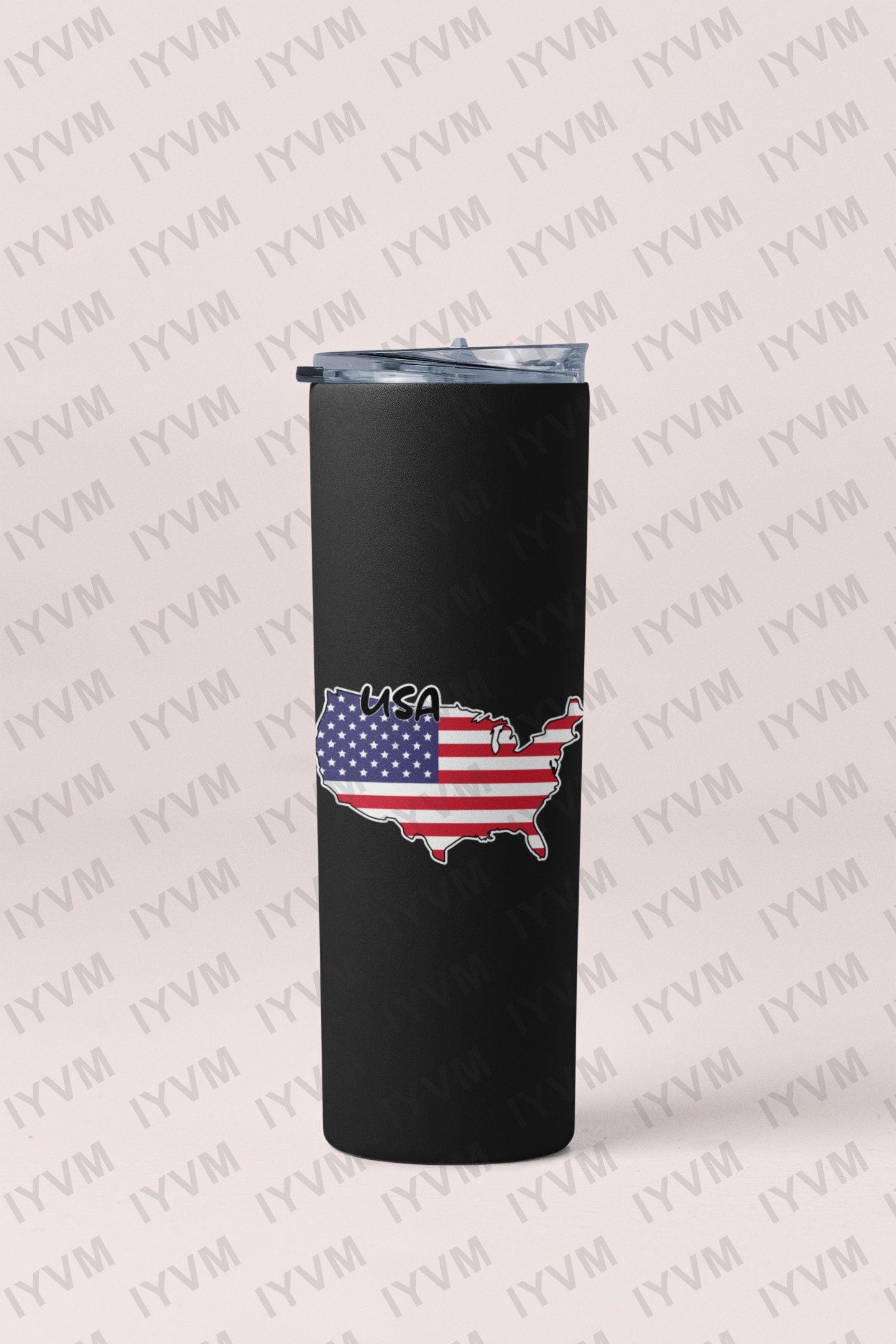 USA Map Flag Sticker Decal / United States of America / In God We Trust / Washington DC / American