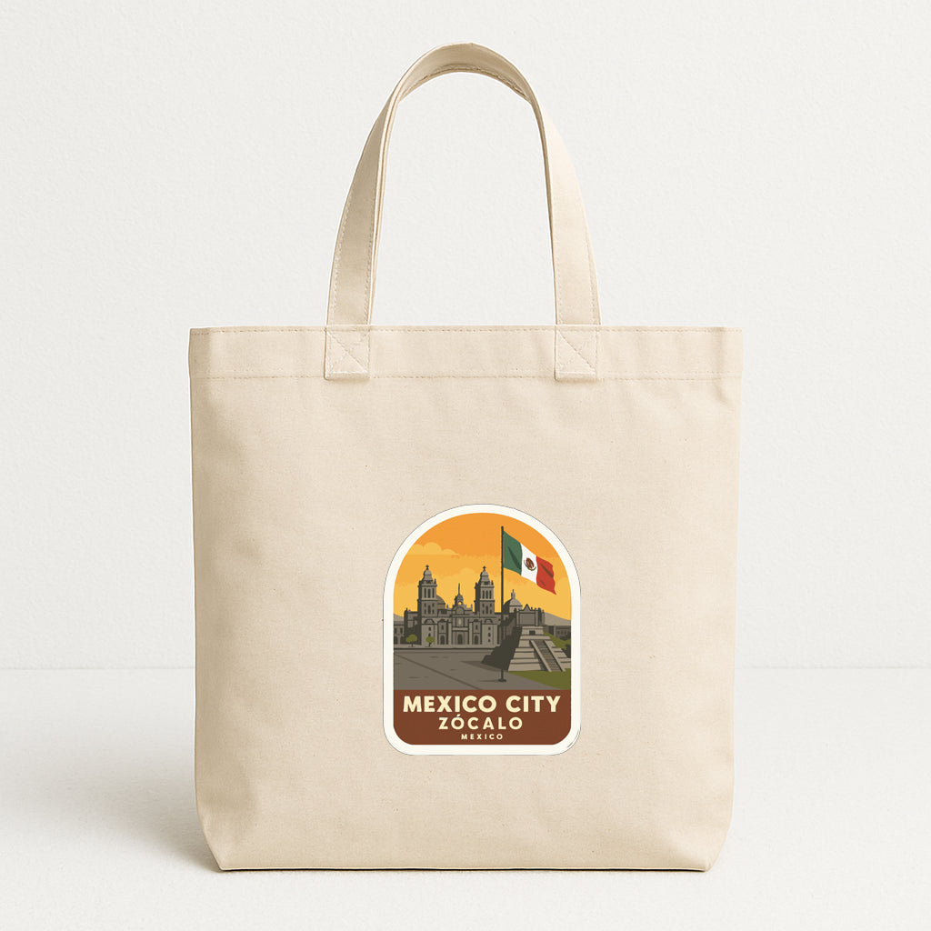 Zócalo Mexico City Iron On Heat Transfer Vinyl HTV Die-Cut Symbolic Landmark