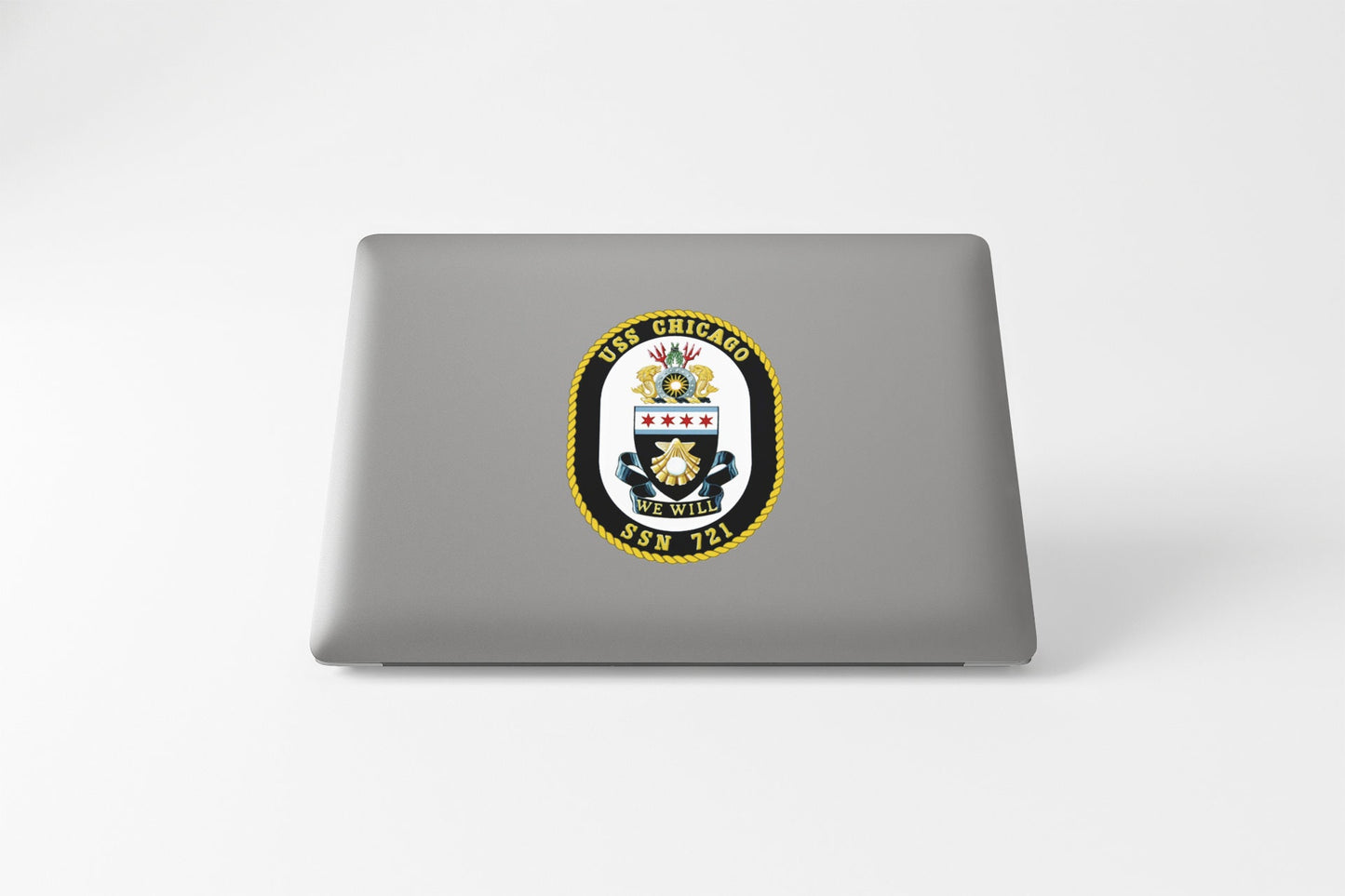 USS Chicago SSN-721 Badge Sticker Decal Los Angeles Class Attack submarine Car Sticker Bumper Sticker for Car Emblem