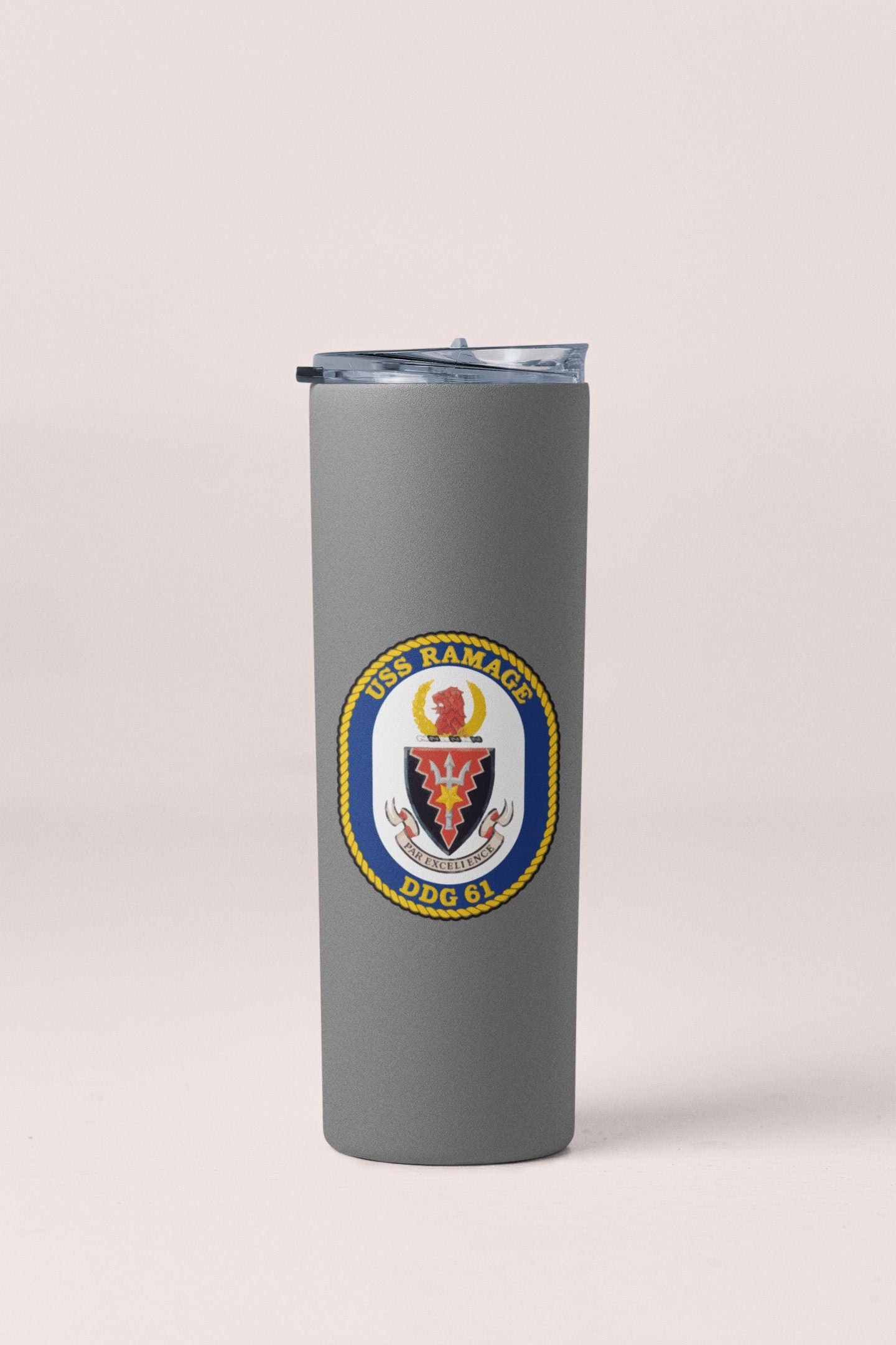 USS Ramage DDG-61 Badge Sticker Decal Arleigh Burke Class Destroyer Car Sticker Bumper Sticker for Car Emblem