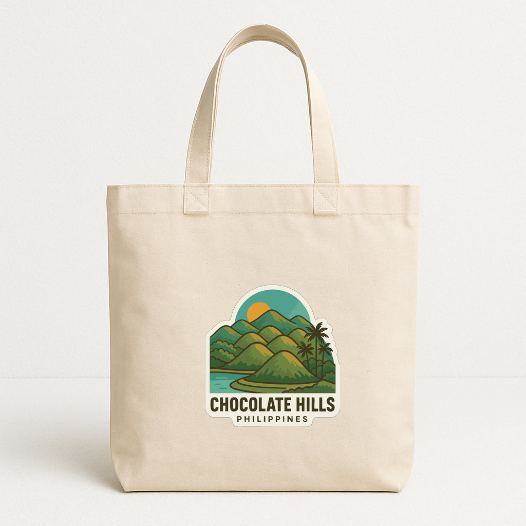 Chocolate Hills Philippines Iron On Heat Transfer Vinyl HTV Die-Cut Symbolic