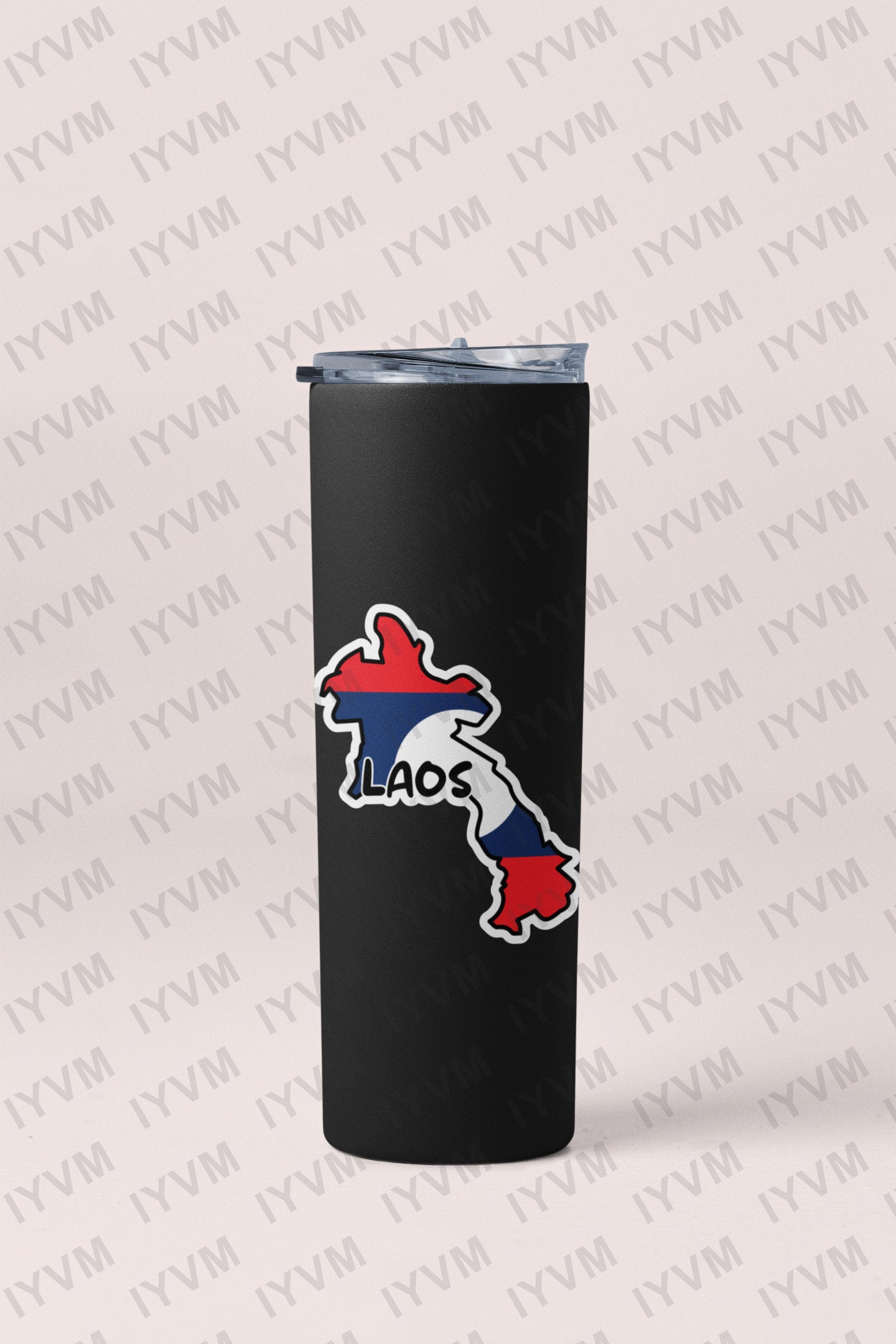 Laos Map Flag Sticker Decal / Lao People's Democratic Republic /  Vientiane / Lao Laotian /