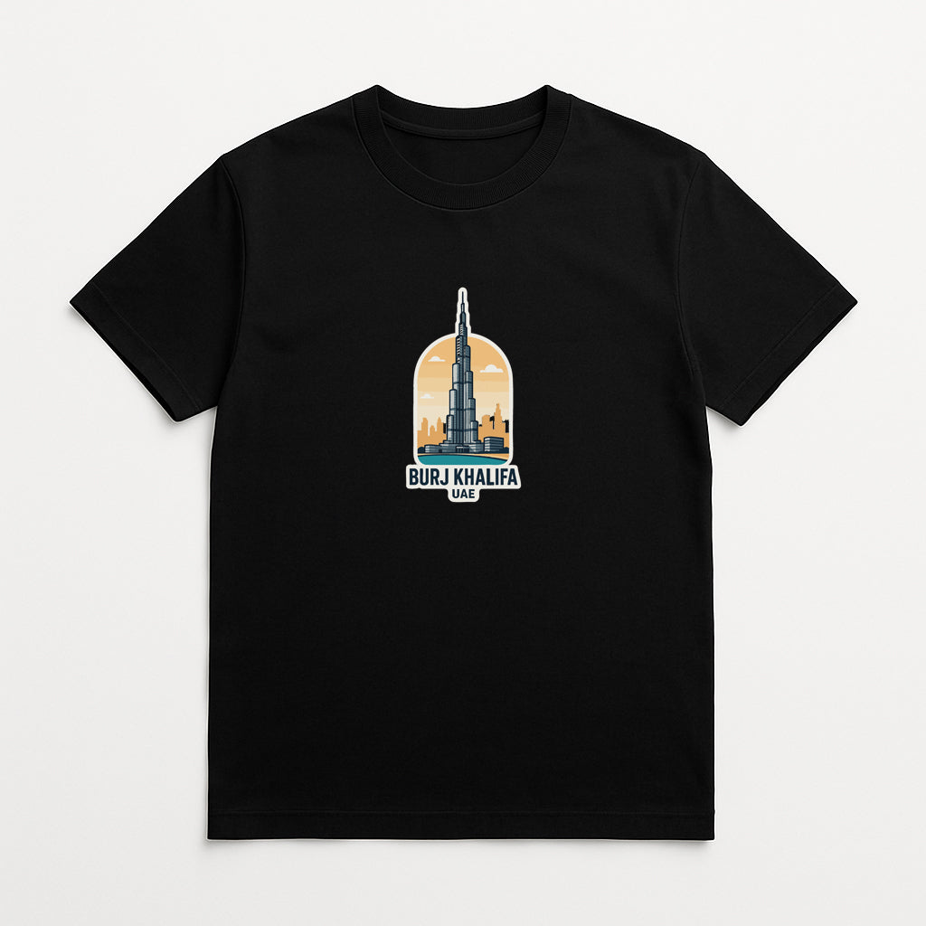 Burj Khalifa UAE Iron On Heat Transfer Vinyl HTV Die-Cut Symbolic Landmark
