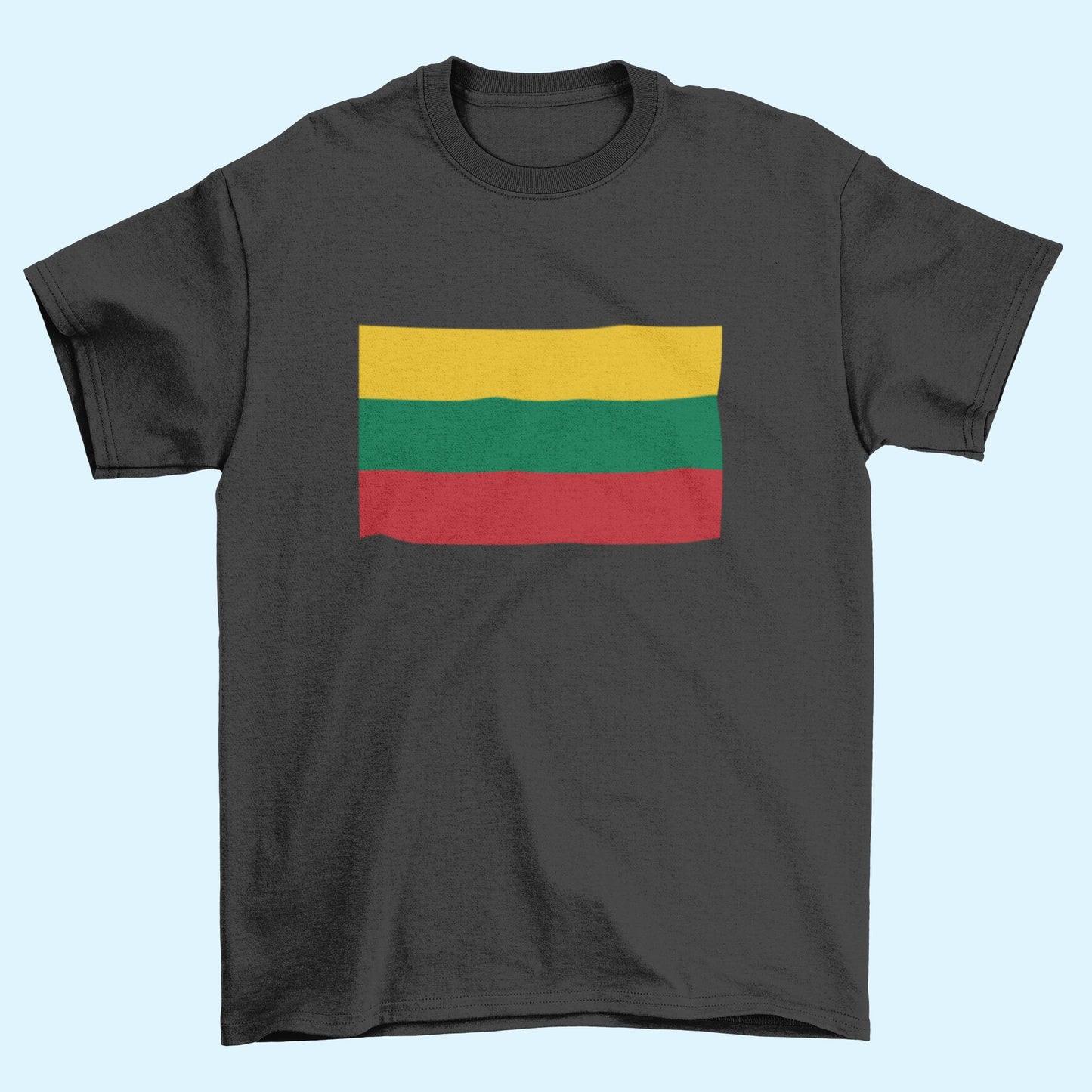 Lithuania Flag Iron On Heat Transfer Vinyl HTV / Republic of Lithuania / Lietuvos Respublika / Vilnius / Lithuanian