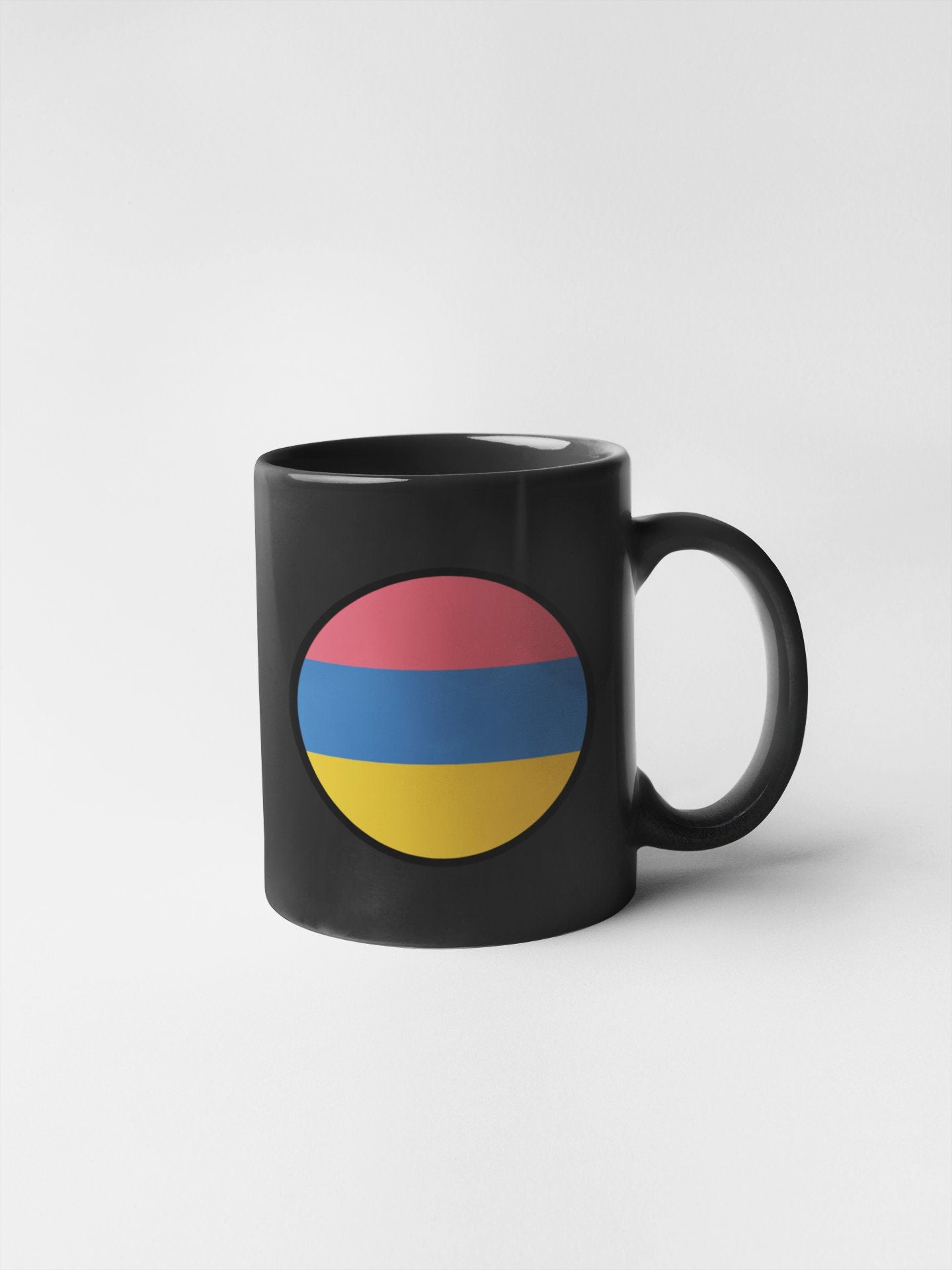 Armenia Flag Circle Sticker Decal