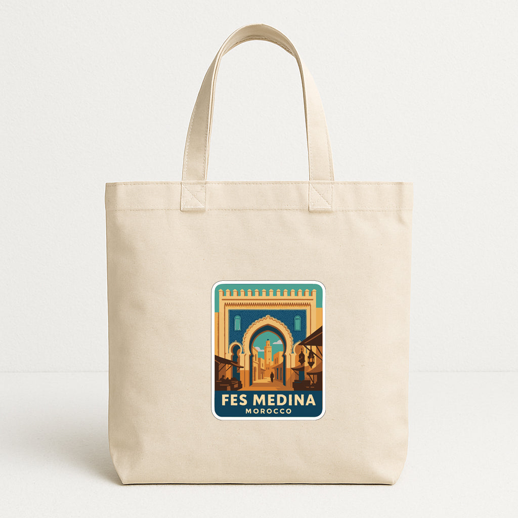 Fes Medina Morocco Iron On Heat Transfer Vinyl HTV Die-Cut Symbolic Landmark