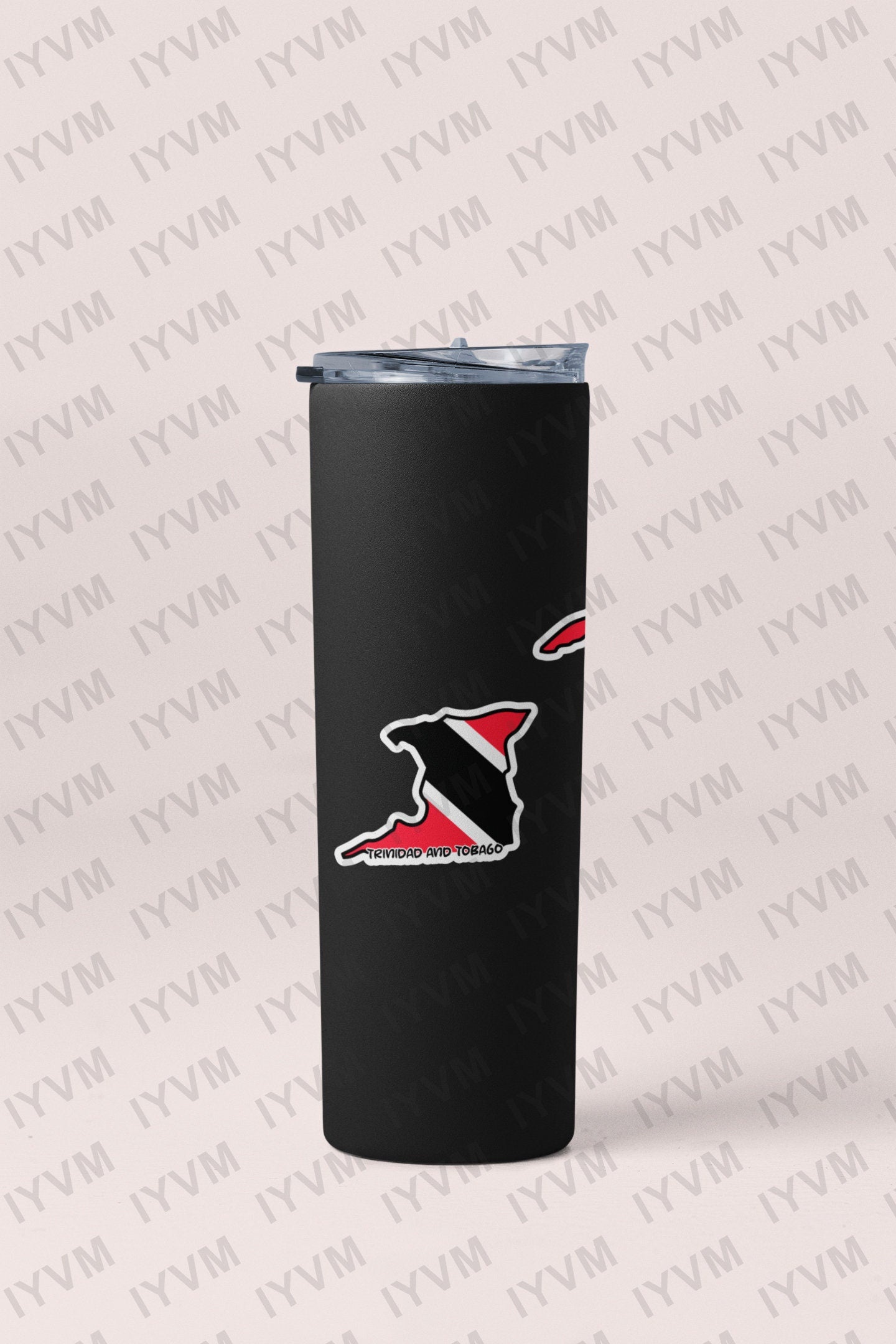 Trinidad and Tobago Map Flag Sticker Decal / Together We Aspire, Together We Achieve / Port of Spain / Trinbagonian / Trini