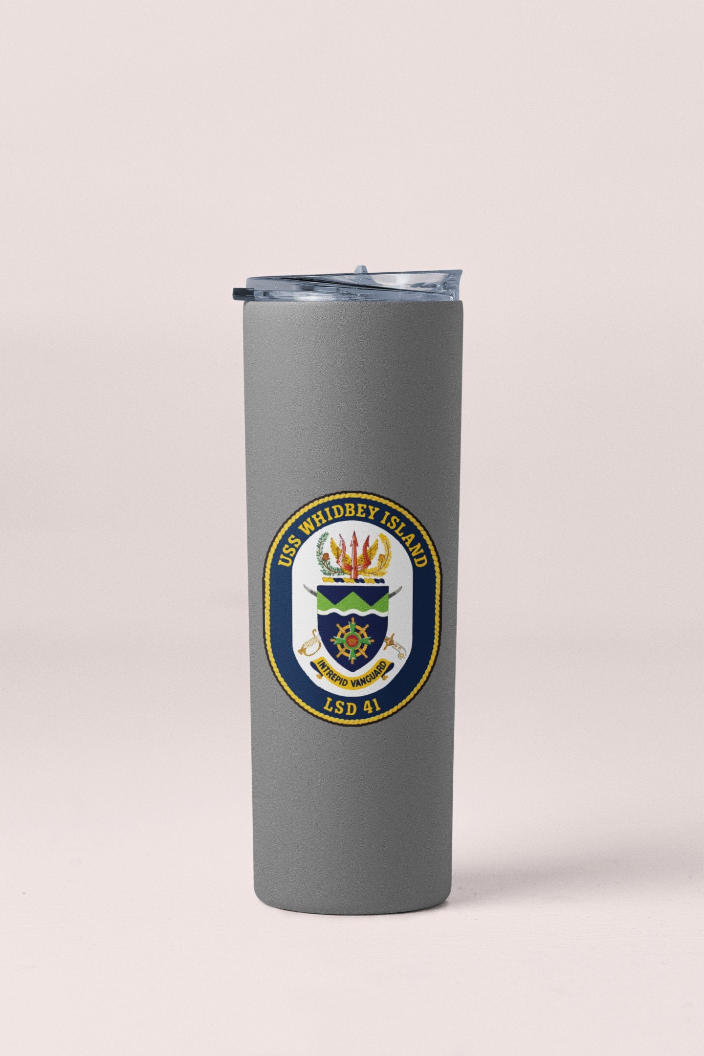 USS Whidbey Island LSD-41 Badge Sticker Decal Whidbey Island Class Dock Landing Ship Car Sticker Bumper Sticker for Car Emblem