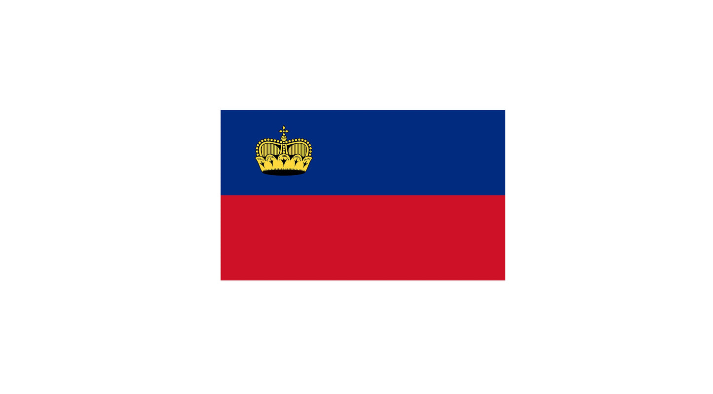 Liechtenstein Flag Sticker Decal
