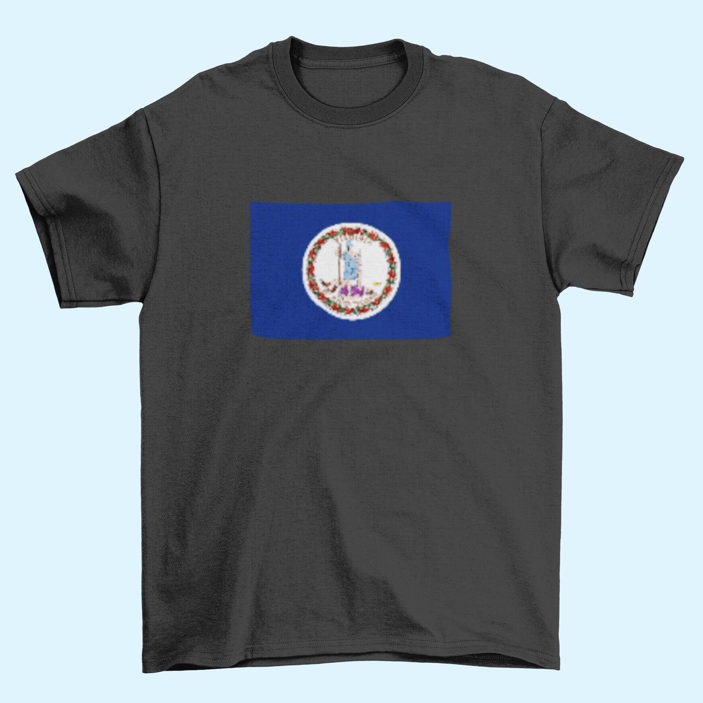 State of Virginia Flag Iron On Heat Transfer Vinyl HTV Virginia State  Richmond The Old Dominion State Mother of Presidents Mother of States