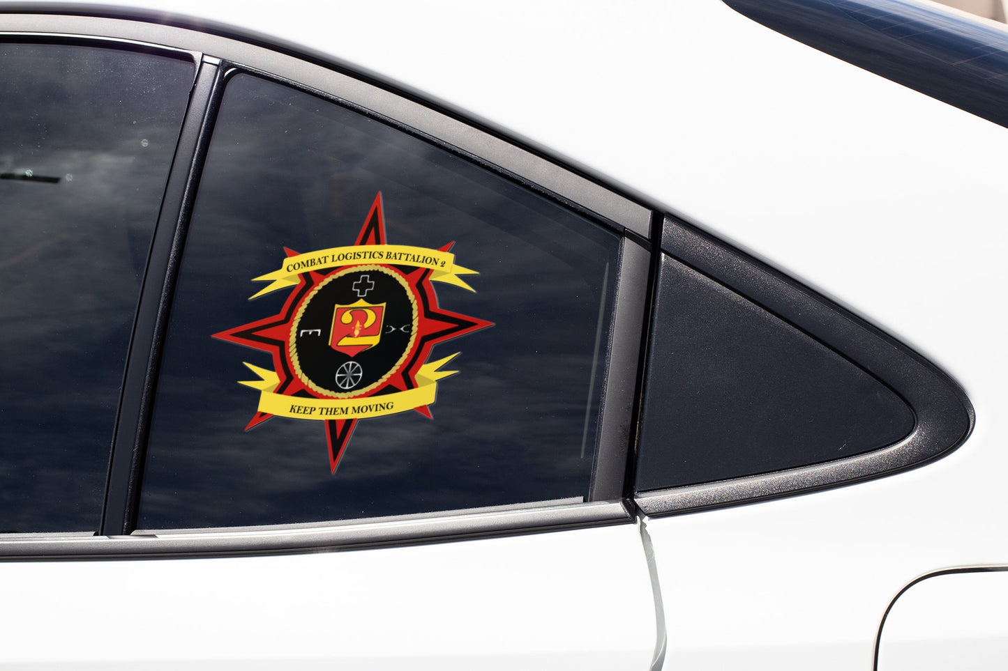 a side view mirror on a car with a sticker on it