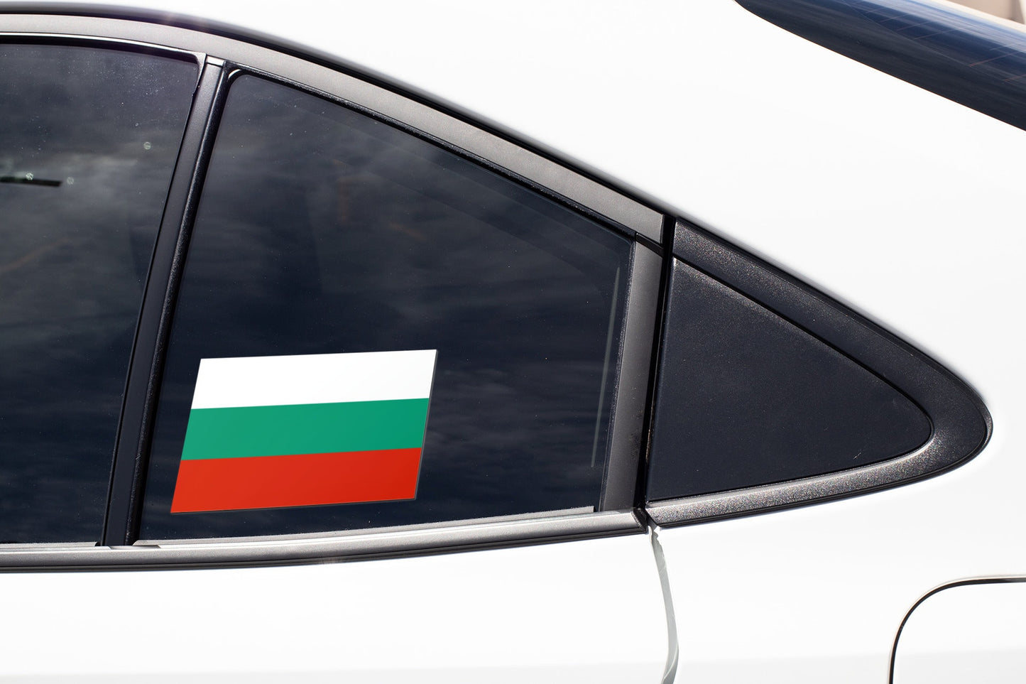 Bulgaria Flag Sticker Decal / Sofia / Republic of Bulgaria / Съединението прави силата / Bulgarian