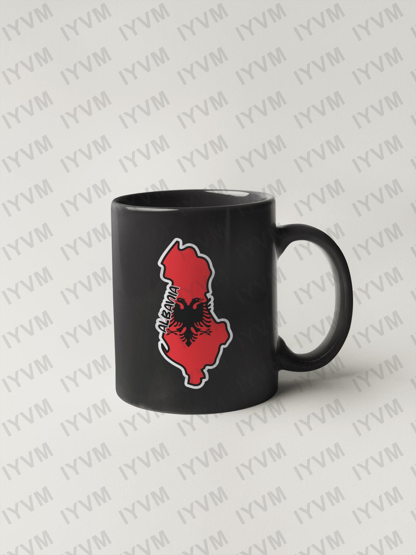 Albania Map Flag Sticker Decal / Tirana / Ti Shqipëri, më jep nder, më jep emrin Shqipëtar / Albanian