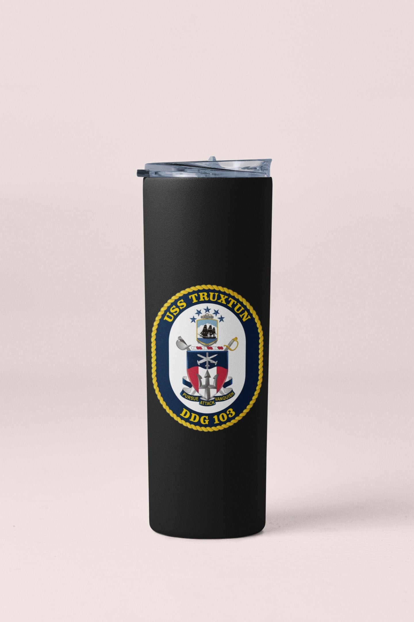 USS Truxtun DDG-103 Badge Sticker Decal Arleigh Burke Class Destroyer Car Sticker Bumper Sticker for Car Emblem