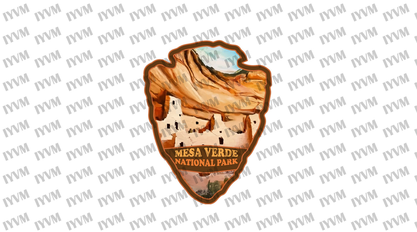 Mesa Verde National Park Sticker Decal - US National Parks Series