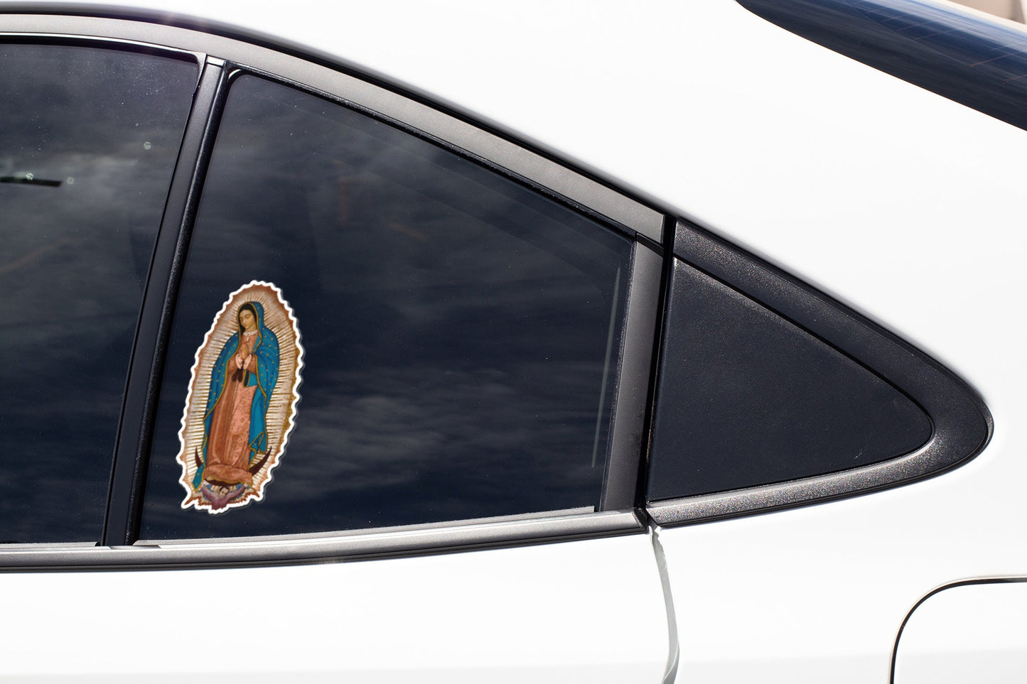 Our Lady of Guadalupe Sticker Decal Vinyl Decal Virgin of Guadalupe Nuestra Señora de Guadalupe Virgen de Guadalupe Virgin Mary Sticker