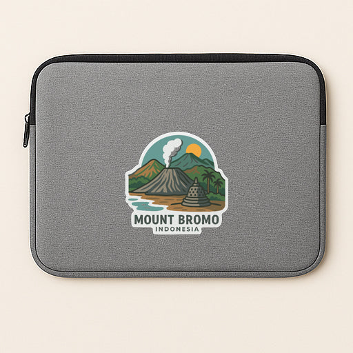 Mount Bromo Indonesia Iron On Heat Transfer Vinyl HTV Die-Cut Symbolic Landmark