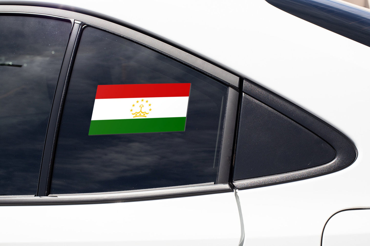 Tajikistan Flag Sticker Decal