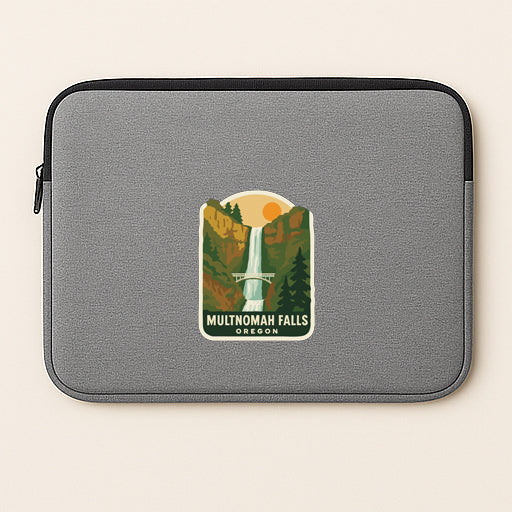 Multnomah Falls Oregon Iron On Heat Transfer Vinyl HTV Die-Cut Symbolic Landmark