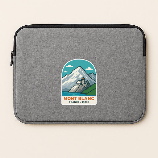 Mont Blanc France/Italy Iron On Heat Transfer Vinyl HTV Die-Cut Symbolic
