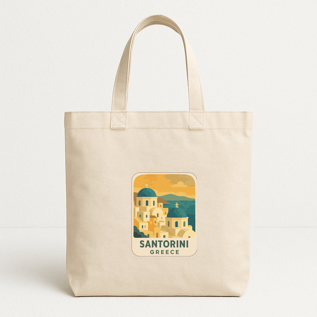 Santorini Greece Iron On Heat Transfer Vinyl HTV Die-Cut Symbolic Landmark