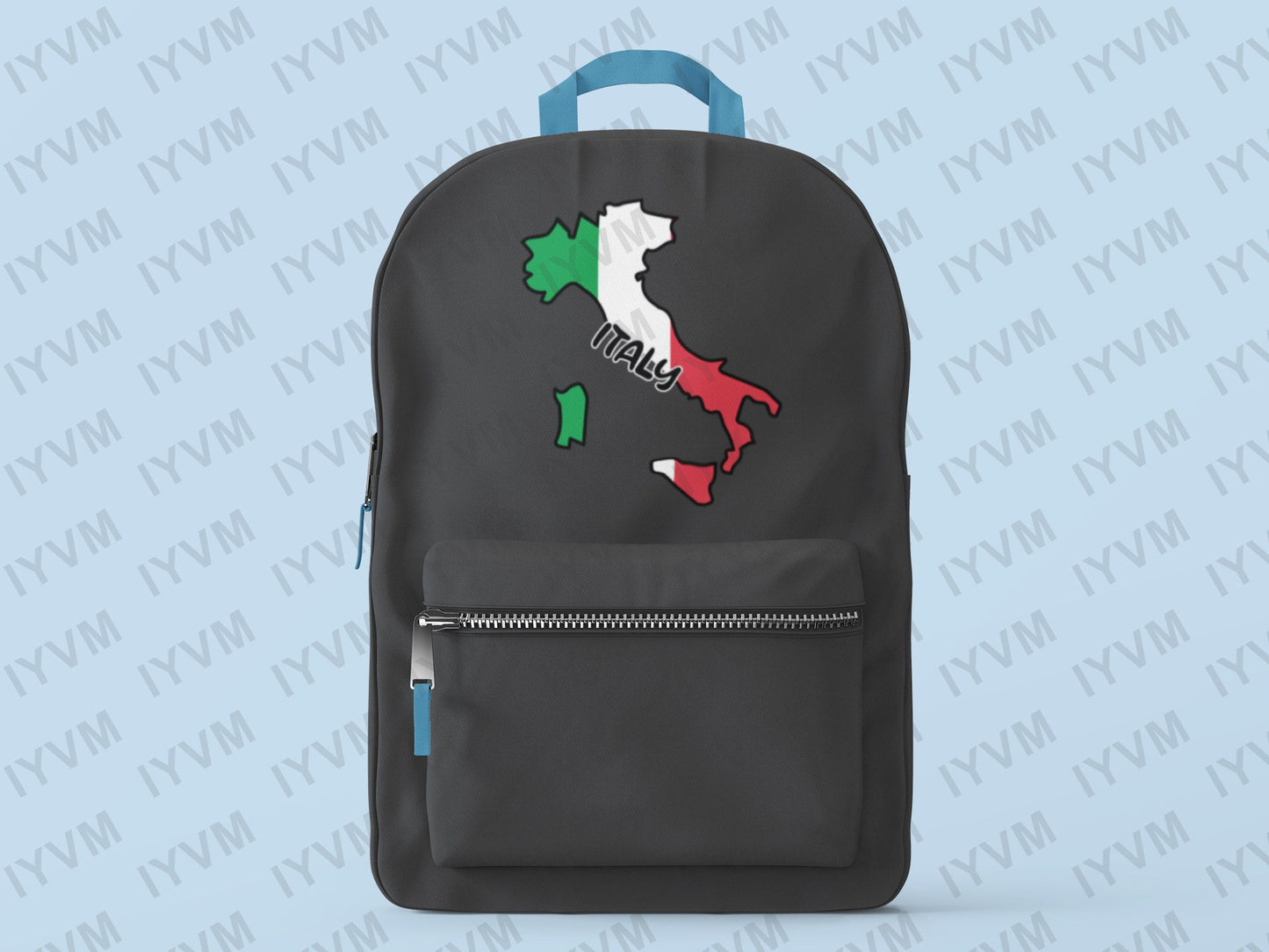 Italy Map Iron On Heat Transfer Vinyl HTV / Italian Republic / Republic of Italy / Rome /