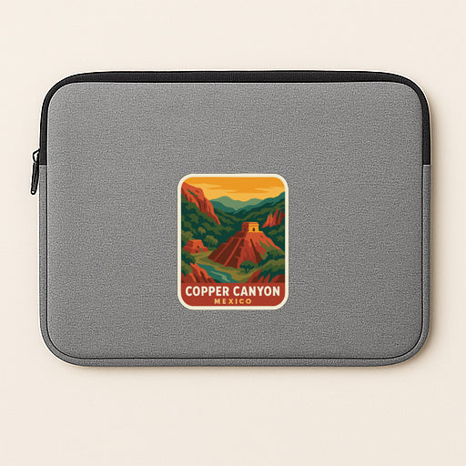 Copper Canyon Mexico Iron On Heat Transfer Vinyl HTV Die-Cut Symbolic Landmark