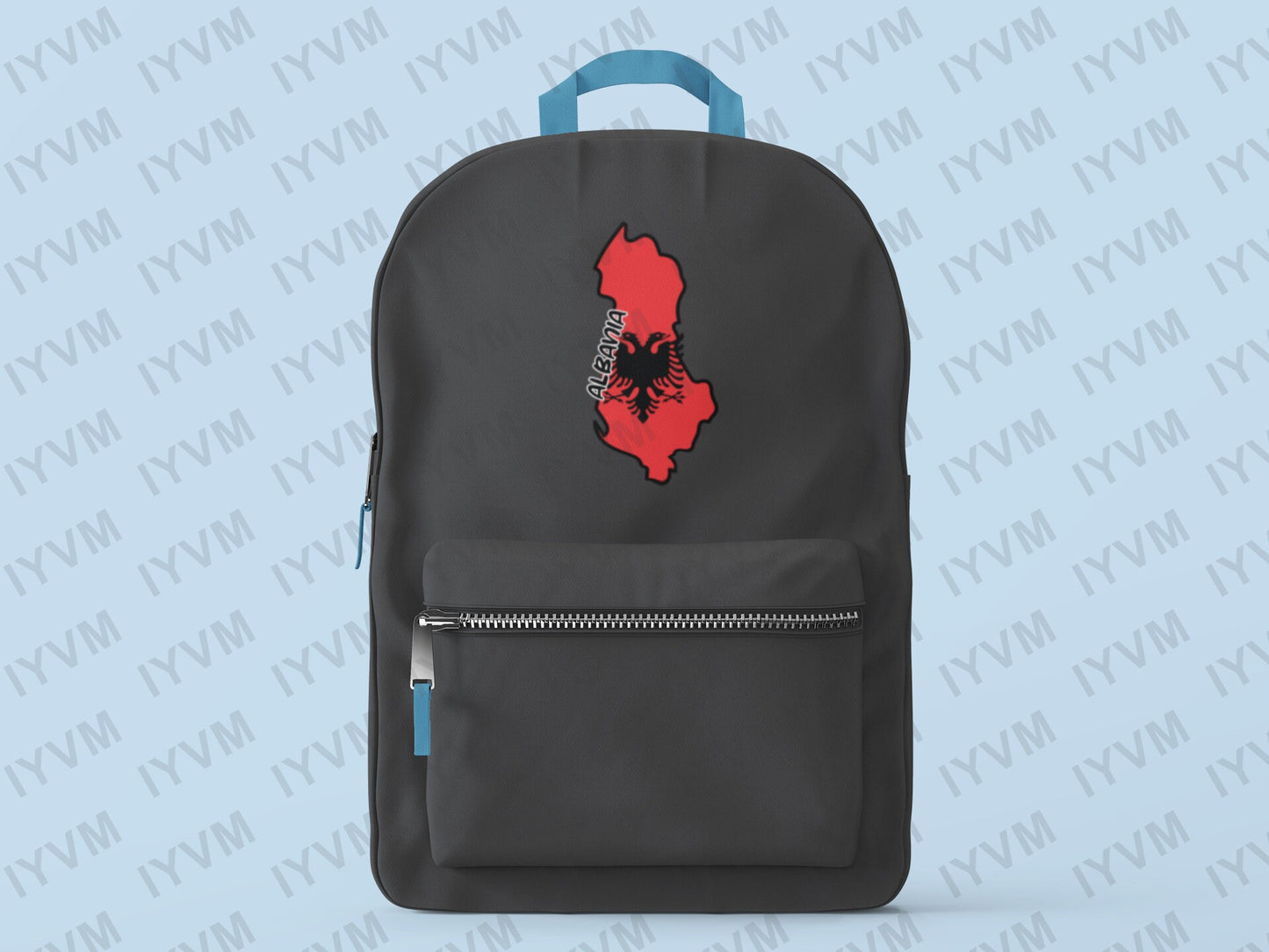 Albania Map Iron On Heat Transfer Vinyl HTV / Tirana / Ti Shqipëri, më jep nder, më jep emrin Shqipëtar / Albanian
