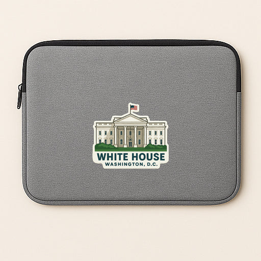White House Washington DC Iron On Heat Transfer Vinyl HTV Die-Cut Symbolic