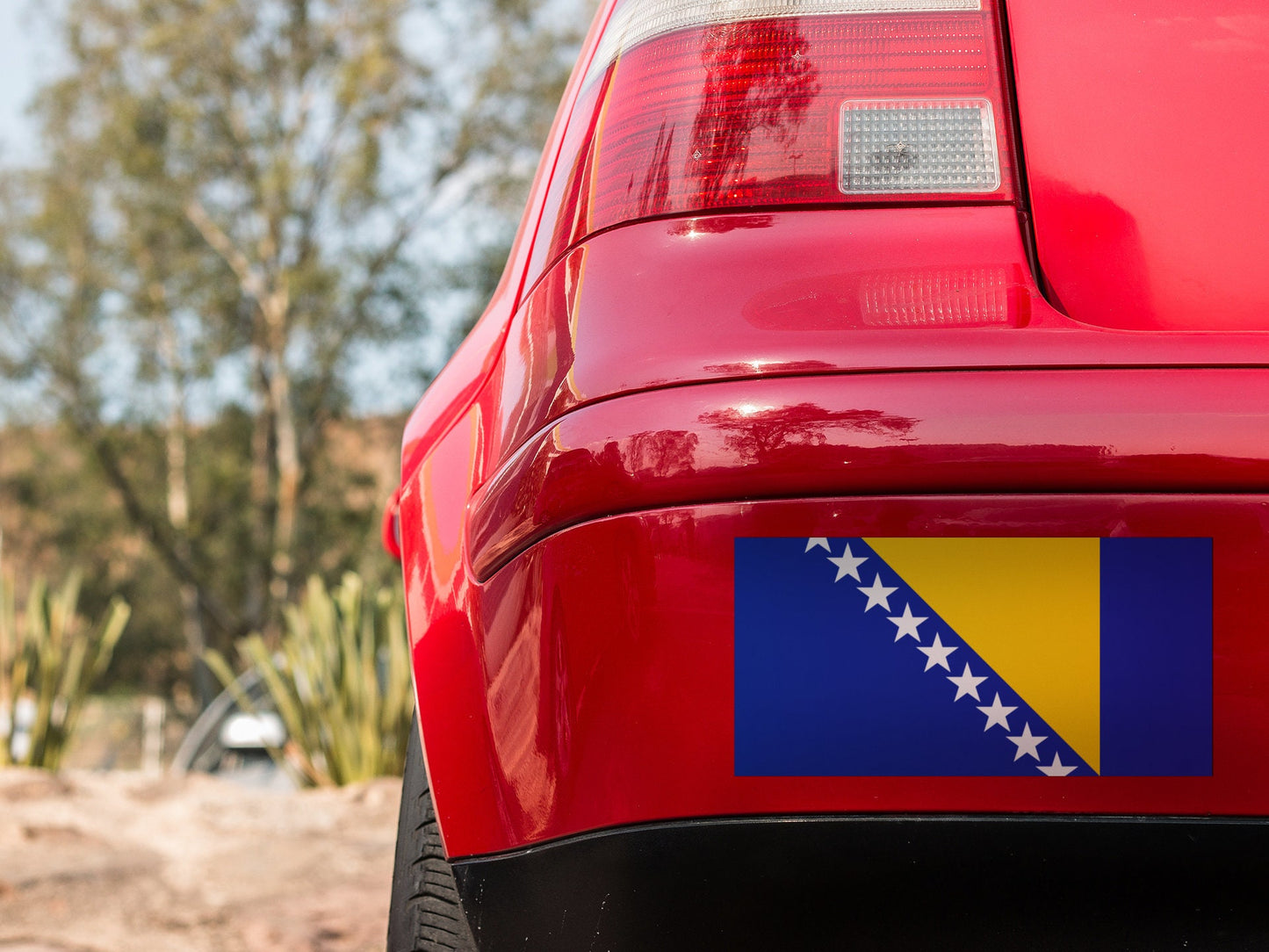 Bosnia and Herzegovina Flag Sticker Decal / Sarajevo / Bosnian / Herzegovinian / BiH / B&H / Bosnia–Herzegovina