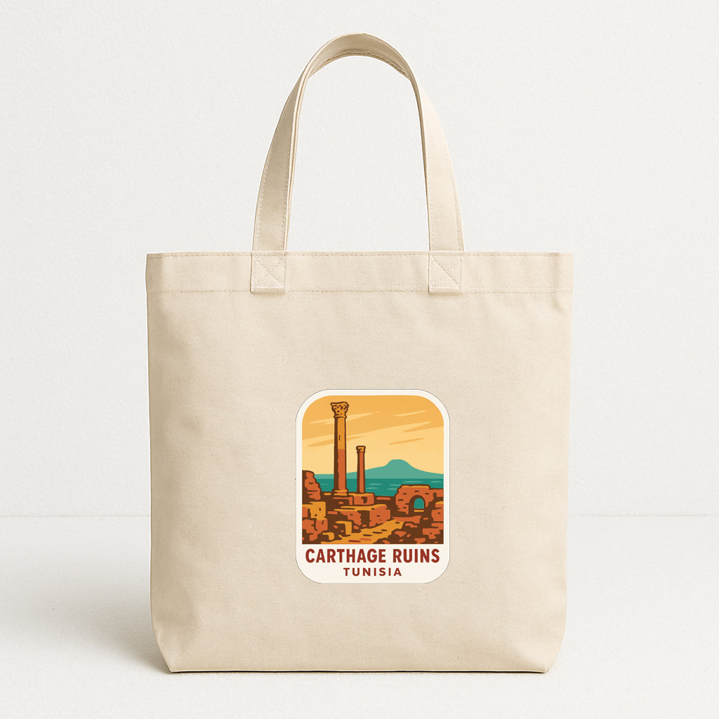 Carthage Ruins Tunisia Iron On Heat Transfer Vinyl HTV Die-Cut Symbolic Landmark