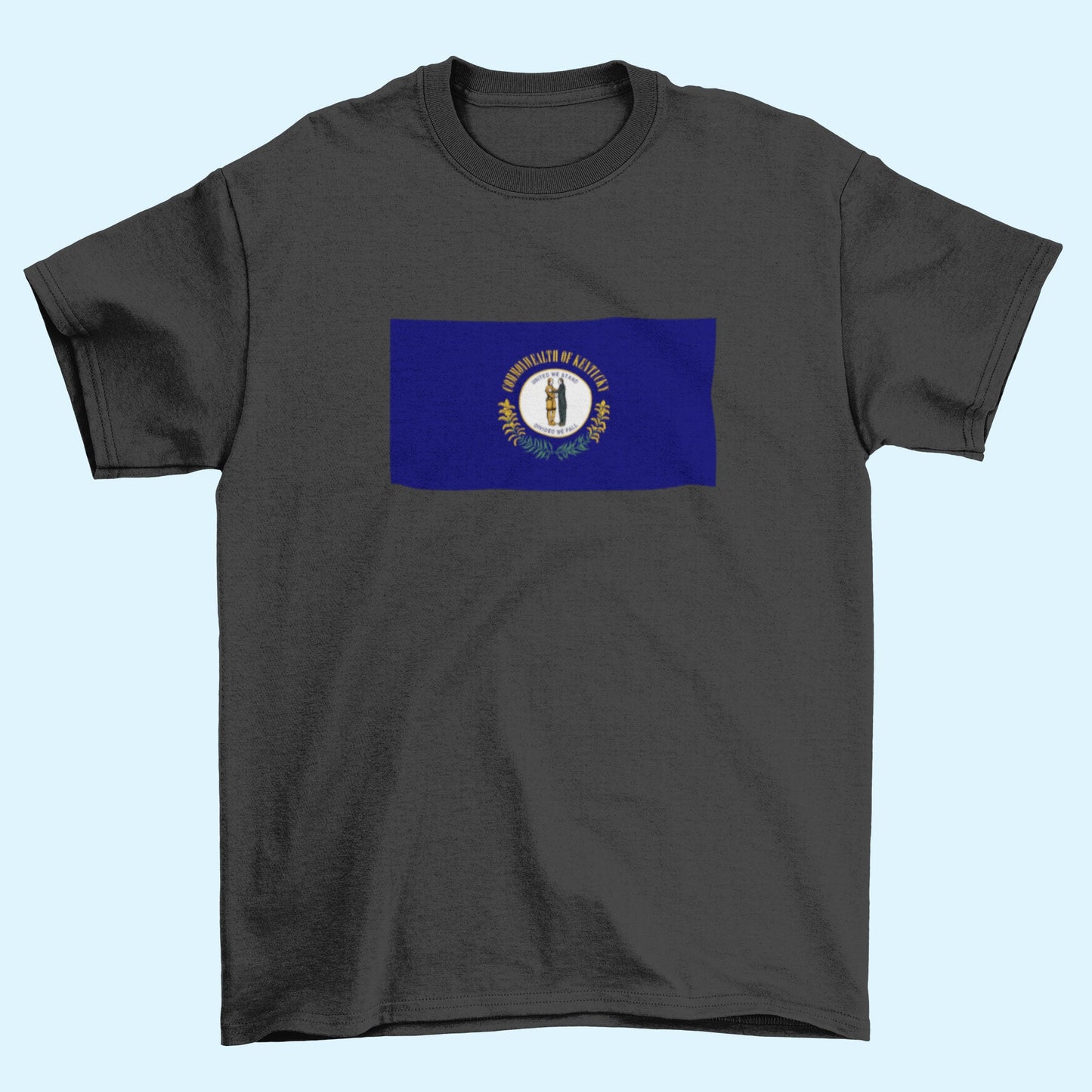 State of Kentucky Flag Iron On Heat Transfer Vinyl HTV  Kentucky State  Frankfort  The Bluegrass State  Corn-cracker State