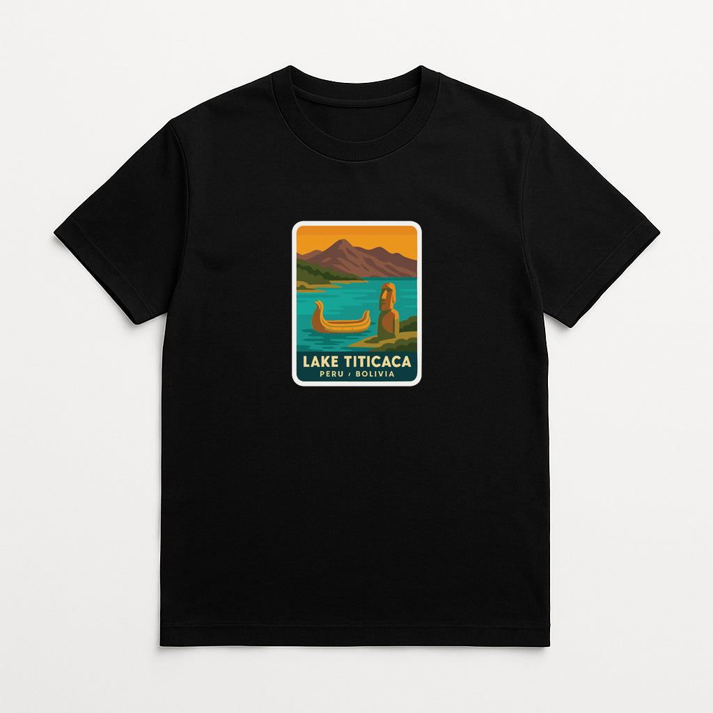 Lake Titicaca Peru/Bolivia Iron On Heat Transfer Vinyl HTV Die-Cut Symbolic
