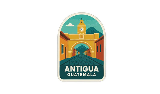 Antigua Guatemala Guatemala Iron On Heat Transfer Vinyl HTV Die-Cut Symbolic