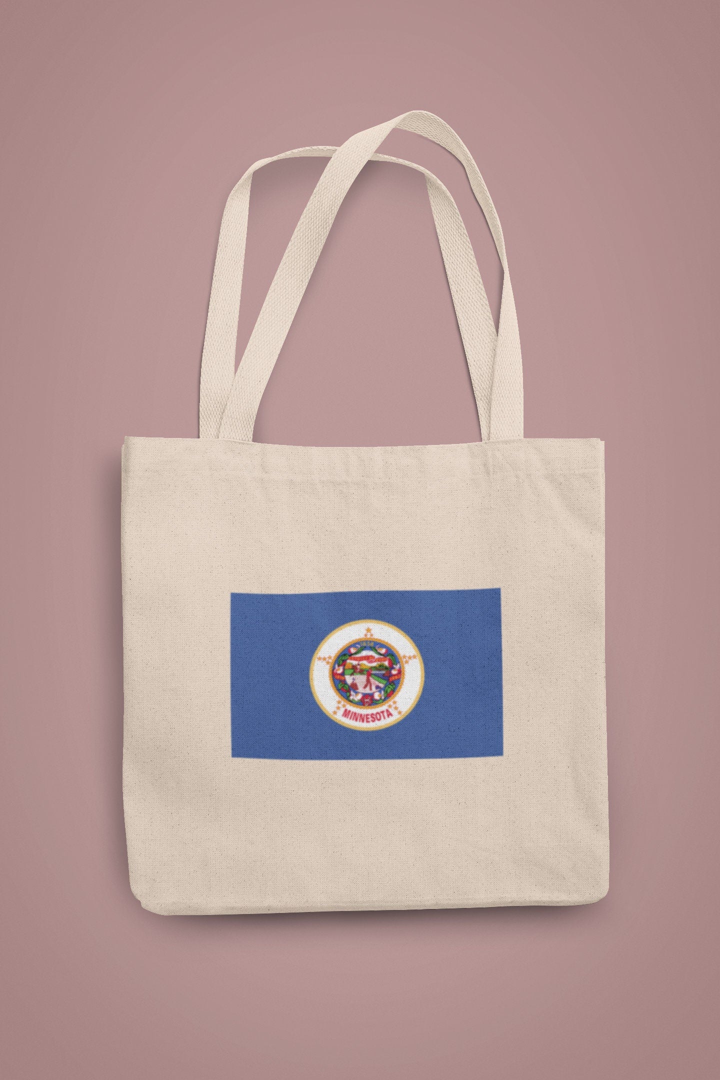 State of Minnesota Flag Iron On Heat Transfer Vinyl HTV Minnesota State  St. Paul  The North Star State  Gopher State  Land of 10,000 Lakes 