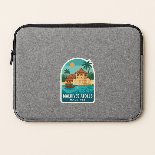 Maldives Atolls Maldives Iron On Heat Transfer Vinyl HTV Die-Cut Symbolic