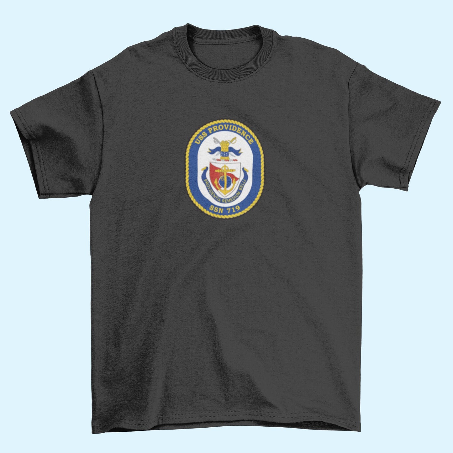 USS Providence SSN-719 Badge Iron On Heat Transfer Vinyl HTV Los Angeles Class Attack Submarine