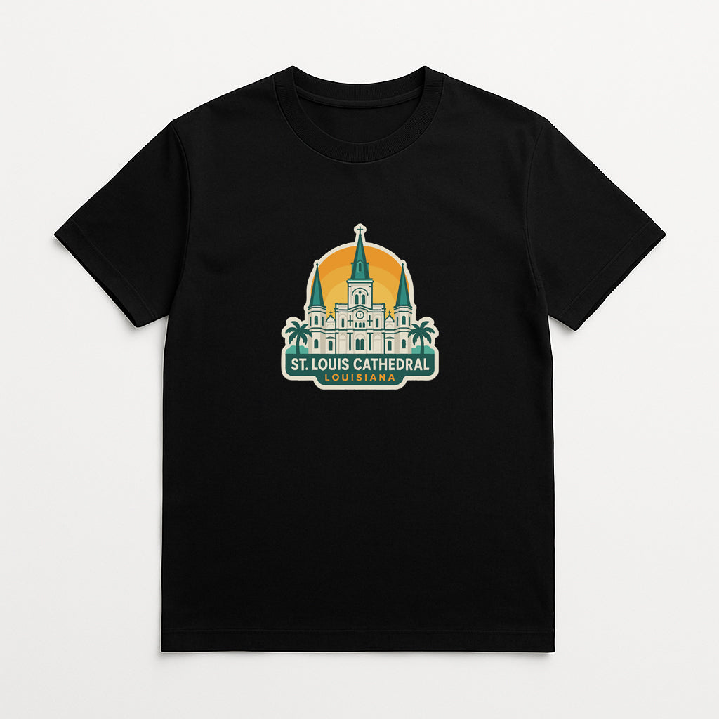 St. Louis Cathedral Louisiana Iron On Heat Transfer Vinyl HTV Die-Cut Symbolic