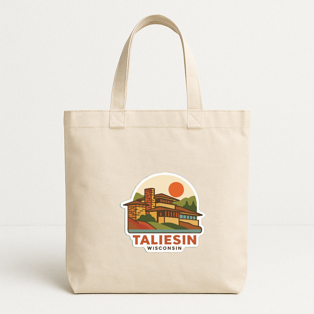 Taliesin Wisconsin Iron On Heat Transfer Vinyl HTV Die-Cut Symbolic Landmark