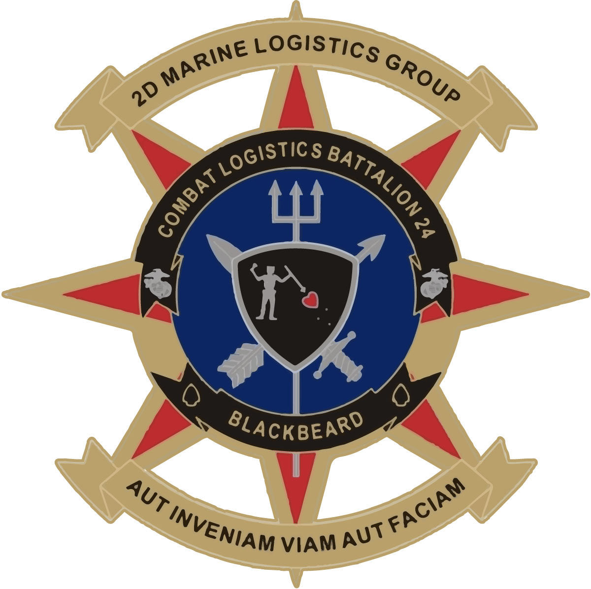 the emblem of the marine logistics group