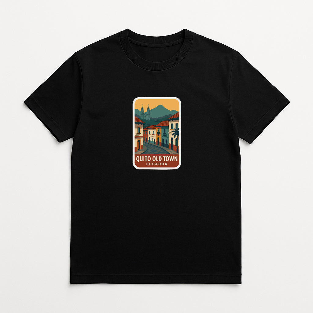 Quito Old Town Ecuador Iron On Heat Transfer Vinyl HTV Die-Cut Symbolic Landmark
