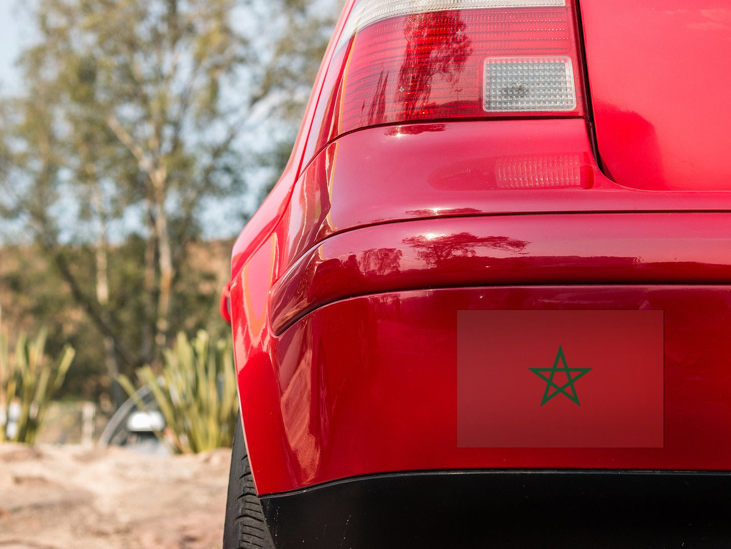 Morocco Flag Sticker Decal / Kingdom of Morocco / المملكة المغربية / Rabat / Moroccan