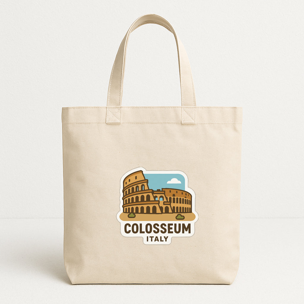 Colosseum Italy Iron On Heat Transfer Vinyl HTV Die-Cut Symbolic Landmark Design