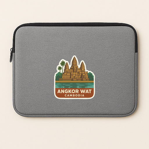 Angkor Wat Cambodia Iron On Heat Transfer Vinyl HTV Die-Cut Symbolic Landmark