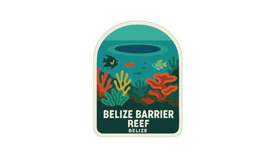 Belize Barrier Reef Belize Iron On Heat Transfer Vinyl HTV Die-Cut Symbolic