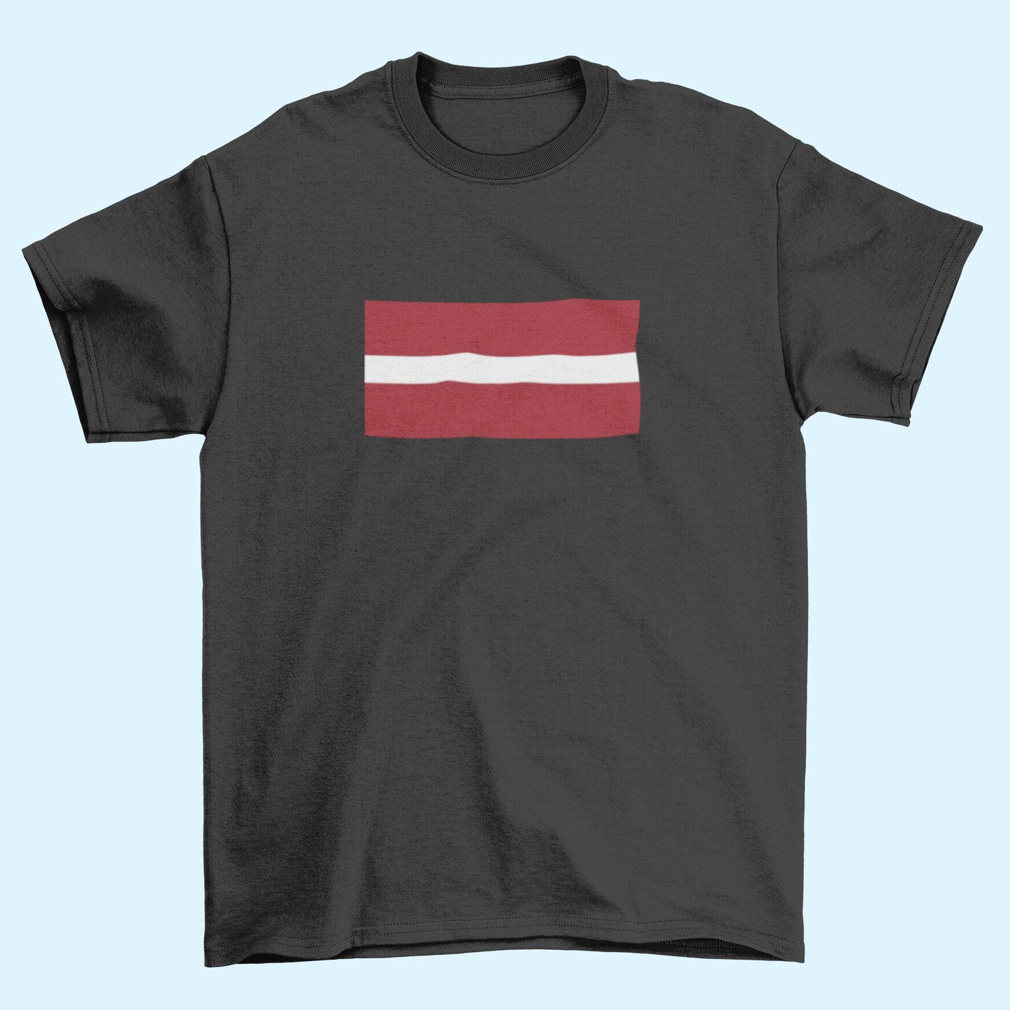 Latvia Flag Iron On Heat Transfer Vinyl HTV / Republic of Latvia / Latvijas Republika / Riga / Latvian /