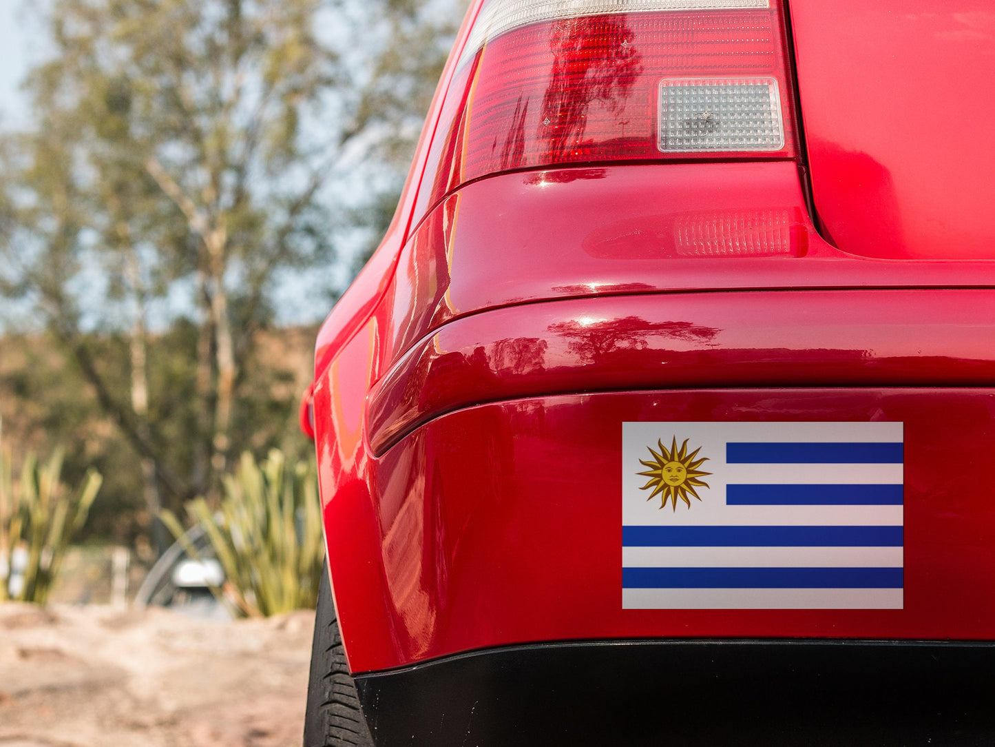 Uruguay Flag Sticker Decal / Oriental Republic of the Uruguay / Libertad o Muerte / Montevideo / Uruguayan / Portuguese