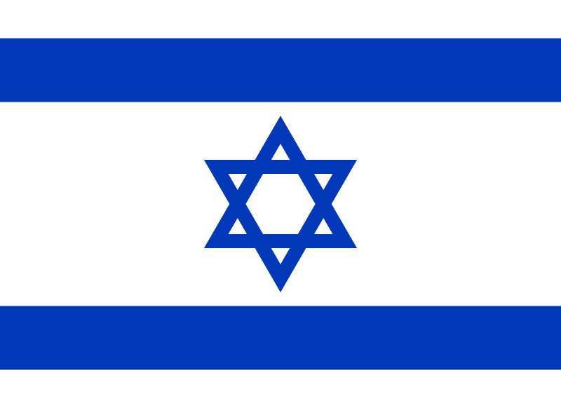 Israel Flag Iron On Heat Transfer Vinyl HTV / State of Israel / Jerusalem / Hebrew /